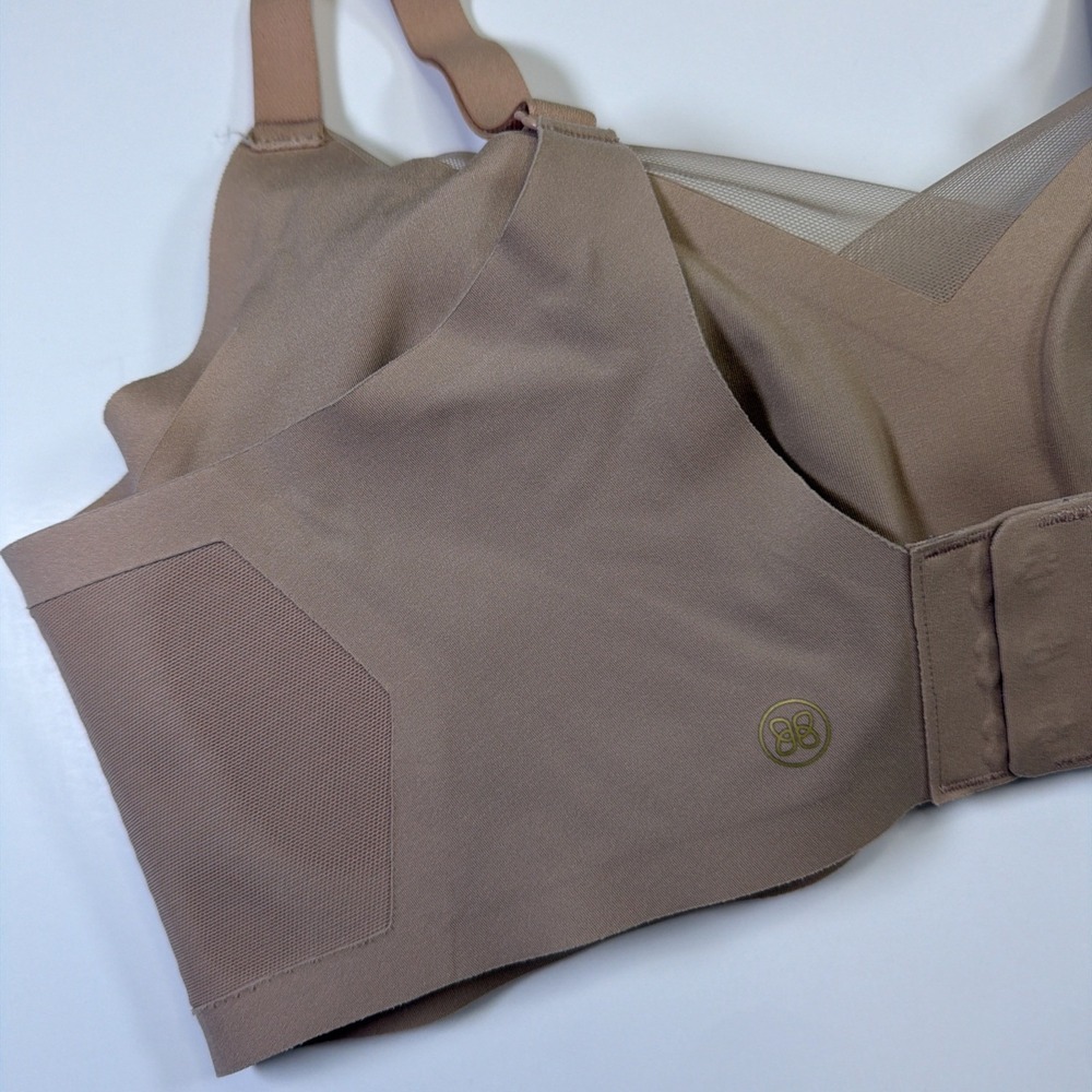 Honeylove Crossover Bra Wireless Large Tan Beige Removable Padding Convertible - Picture 7 of 14